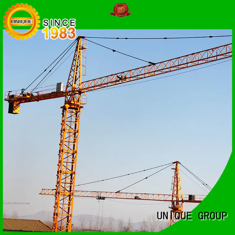 UNIQUE high efficiency crane machine supplier for tower