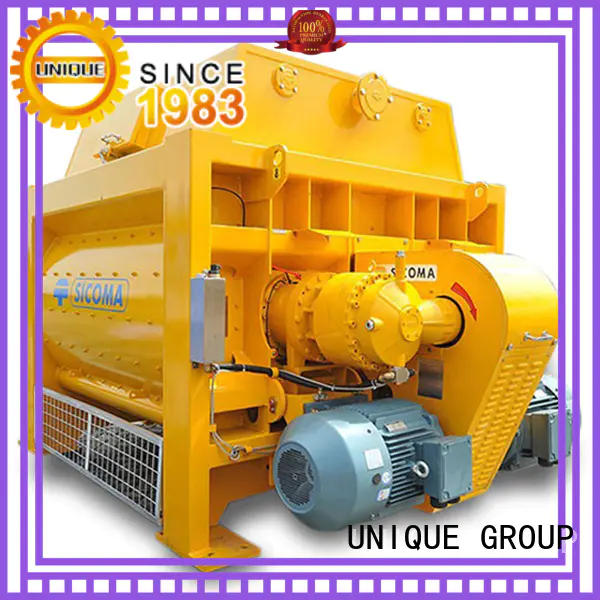 UNIQUE easy use concrete mixer for sale with discharging system for hard-dry concrete
