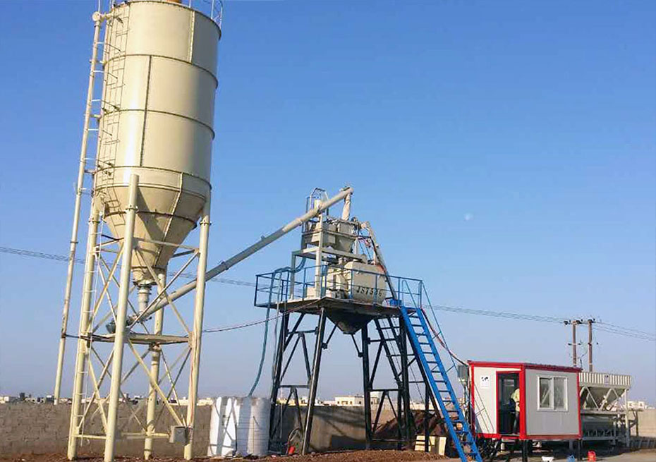 HZS35 Concrete Batching Plant in Oman