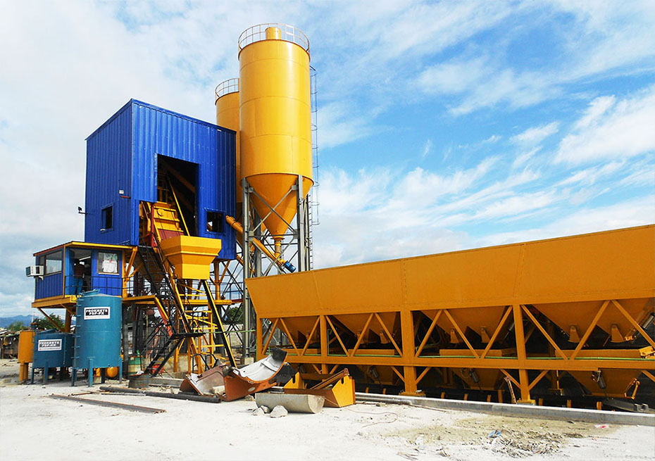 HZS75 Concrete Batching Plant in Philippines