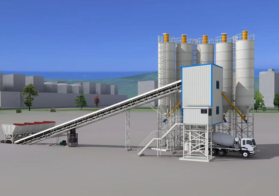 HZS150 Concrete Batching Plant
