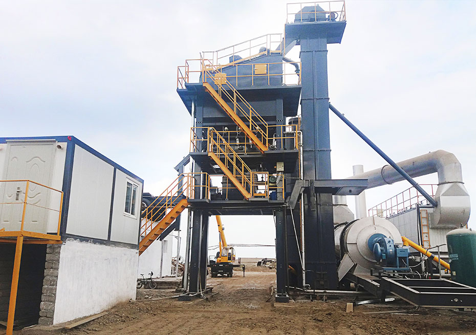 YLB800 Asphalt Mixing Plant in Uzbekistan