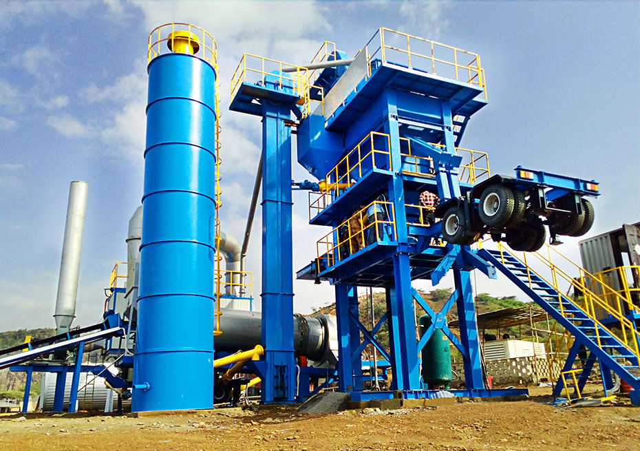 YLB1000 Asphalt Mixing Plant in Ethiopia