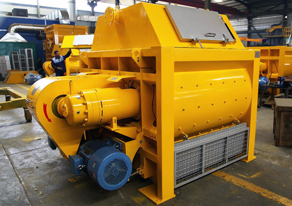 Twin-shaft Concrete Mixer-JS1000-JS4000