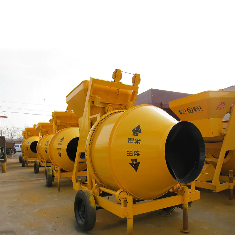 UNIQUE higher efficiency twin shaft mixer with feeding system for light aggregate concrete