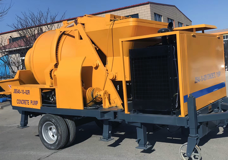 JBS Diesel Concrete Mixer Pump