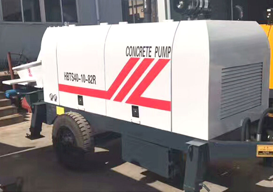 DHBT Diesel Concrete Trailer Pump