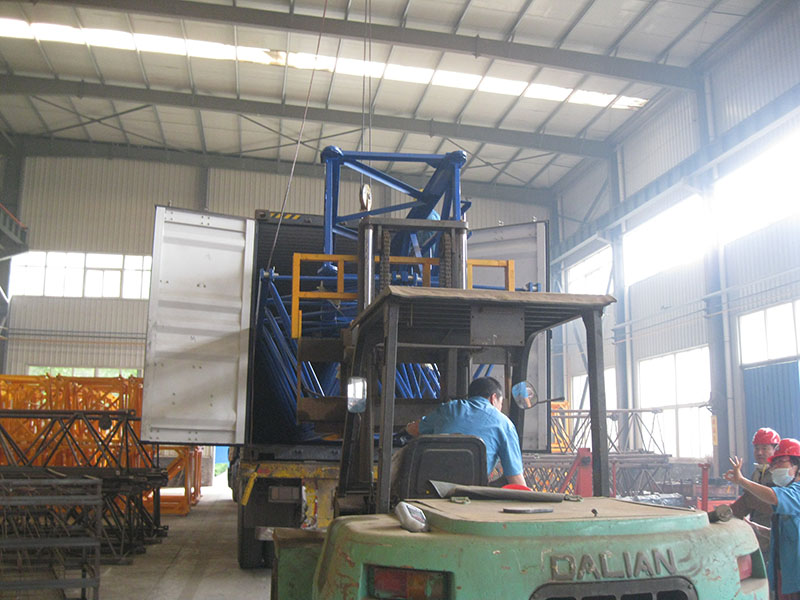 Climbing Tower Crane shipped to Philippines