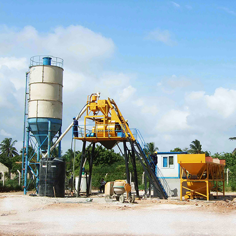 commercial mobile batching plant manufacturer for air port-2