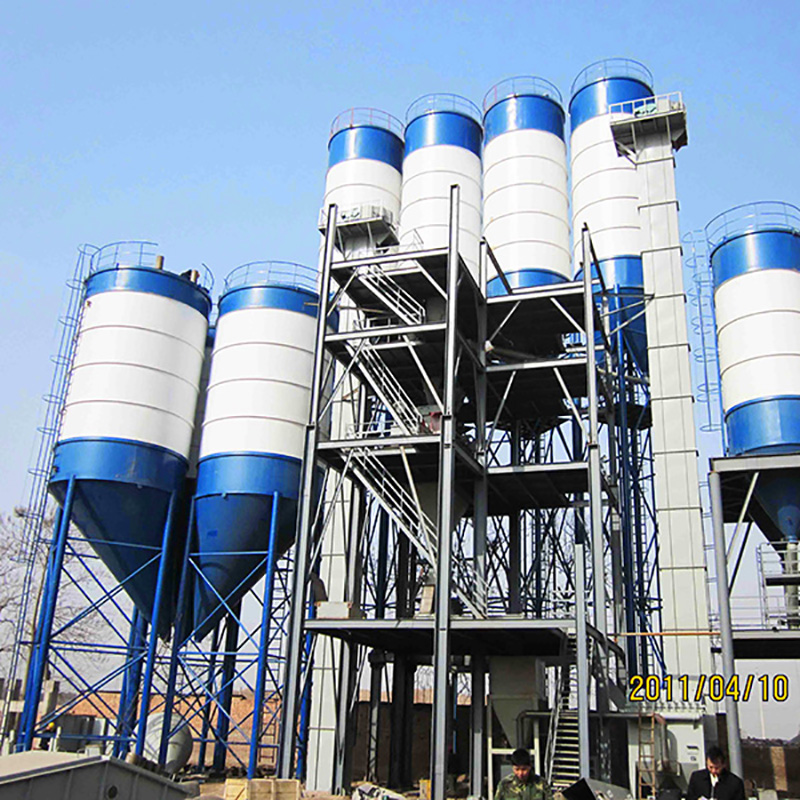 high degree of automation dry mix concrete plant energy-saving for project-2