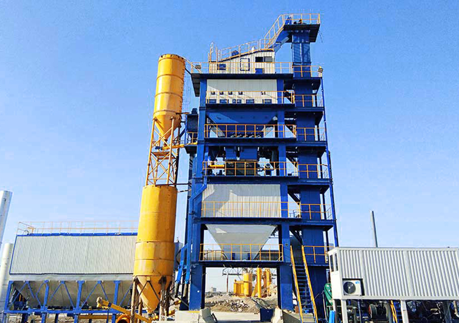 LB2000 Asphalt Mixing Plant in Uzbekistan