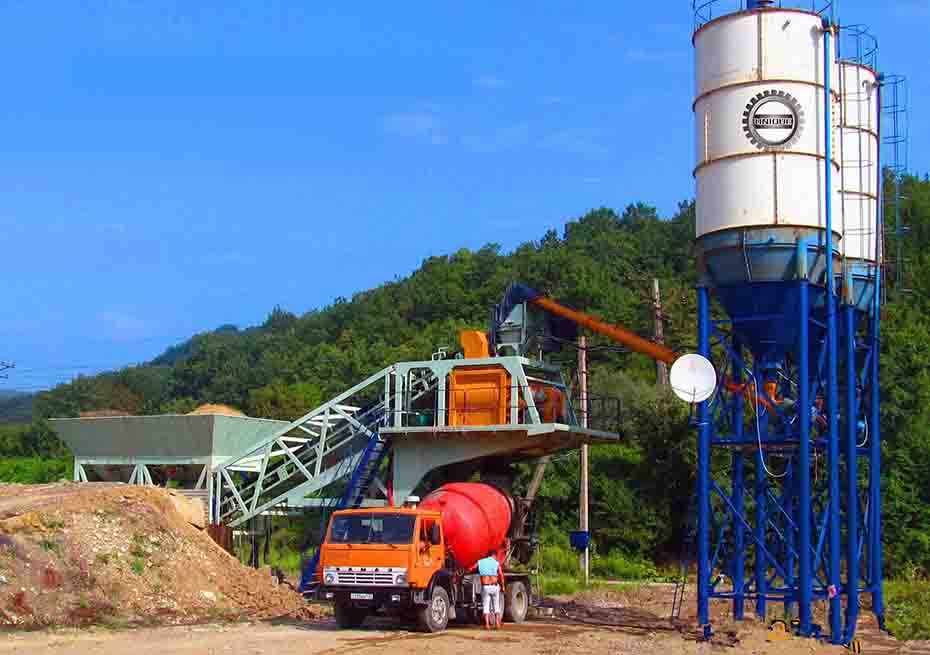 Mobile Concrete Batching Plant