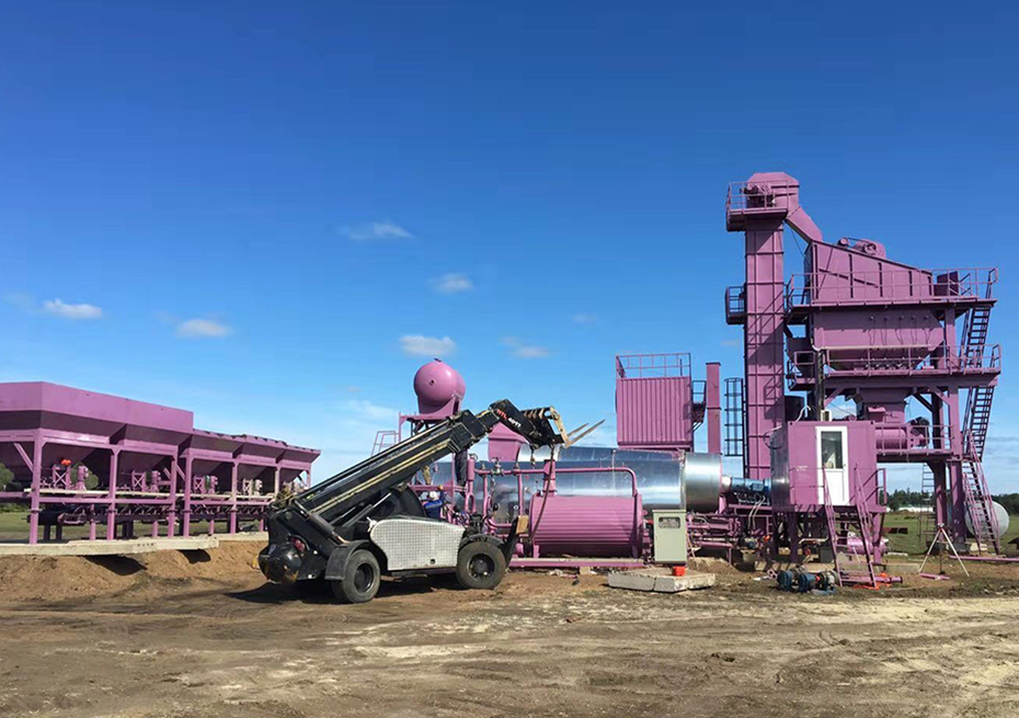 YLB800 asphalt plant in Russia