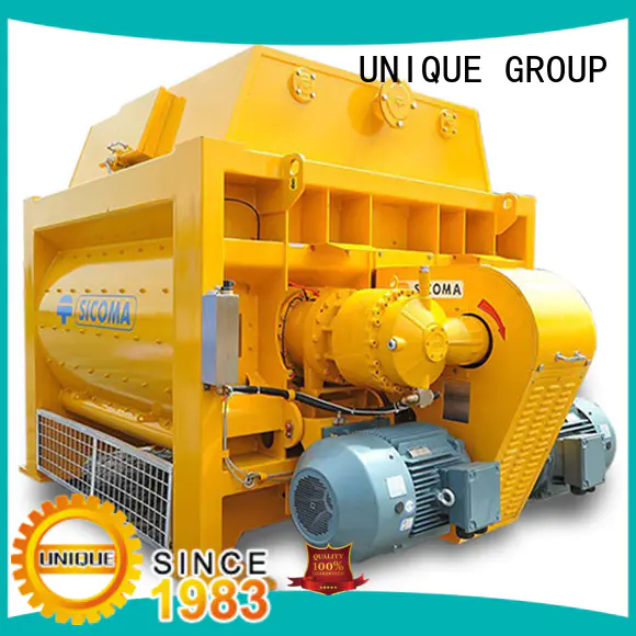 UNIQUE easy use concrete mixing plant with water supply system for project