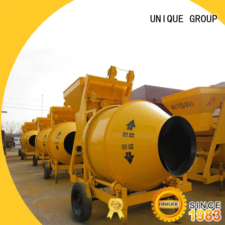 UNIQUE long lasting concrete mixer for sale with water supply system for project