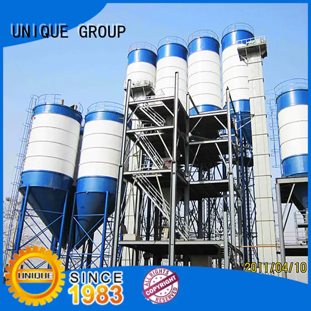 UNIQUE compact structure dry mix plant energy-saving for project