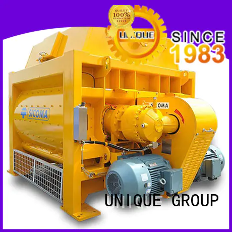 stronger twin shaft mixer with discharging system