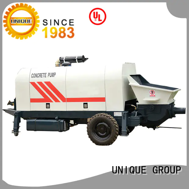 UNIQUE trailer concrete pumping equipment online for water conservancy
