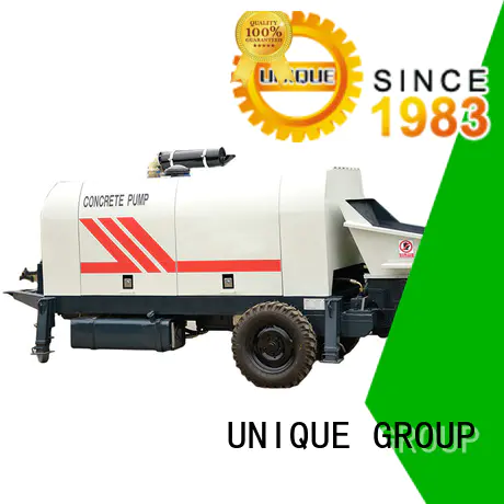 UNIQUE pump concrete trailer pump directly sale for water conservancy