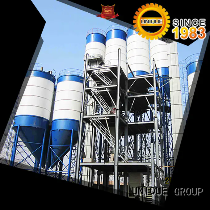 compact structure dry mix plant simple process for project