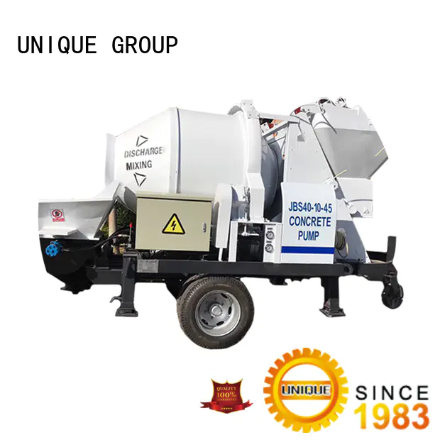 UNIQUE pump concrete pump machine supplier for roads
