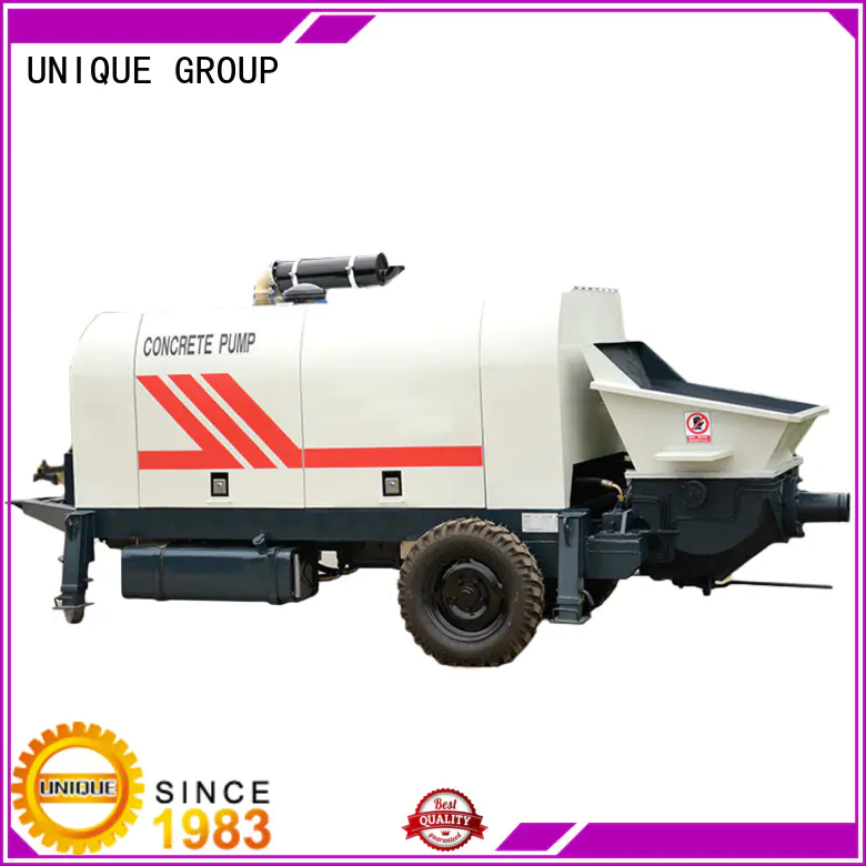 UNIQUE concrete trailer pump directly sale for water conservancy