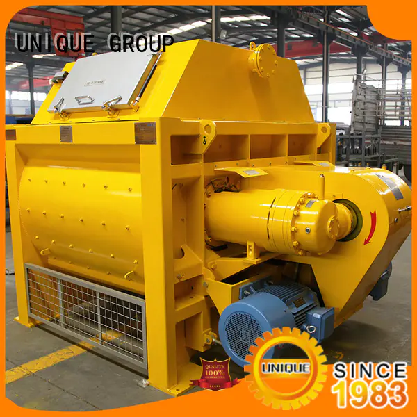 UNIQUE easy use concrete batch mix plant with discharging system for project