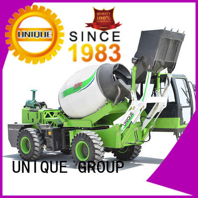 small volume self loader concrete mixer automatic feeding for construction site