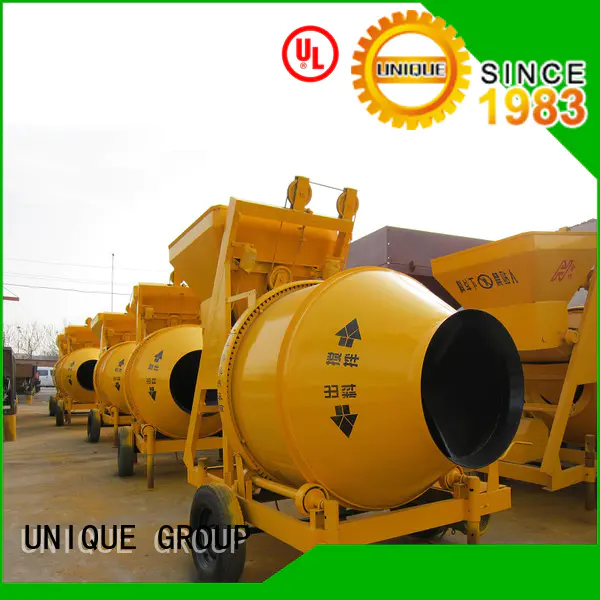 easy useconcrete mixer price twin with feeding system for hard-dry concrete