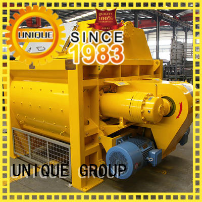UNIQUE shaft cement mixer equipment with water supply system for concrete products