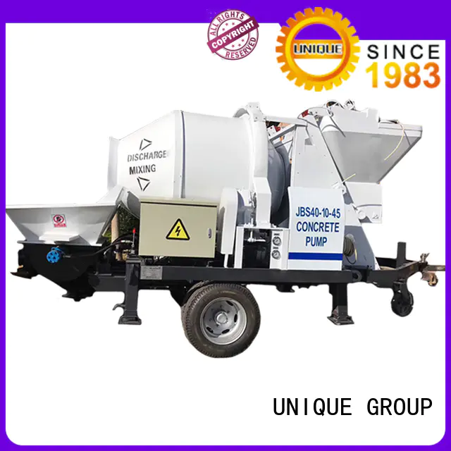 mixer concrete pump manufacturer for roads UNIQUE