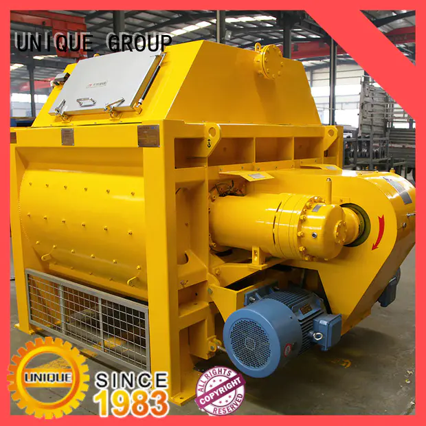 easy use cement mixer machine with feeding system for hard-dry concrete