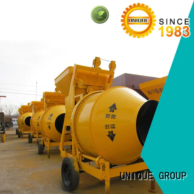 ready concrete mixer machine with discharging system