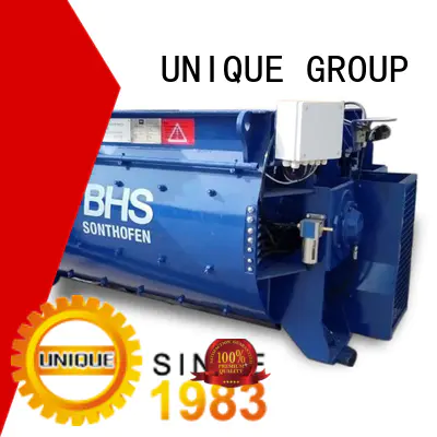 UNIQUE sicoma twin shaft mixer with water supply system for light aggregate concrete