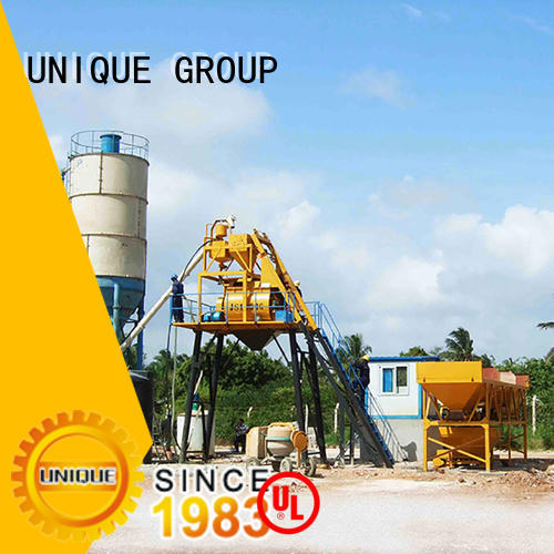 UNIQUE economical concrete batching plant at discount for building
