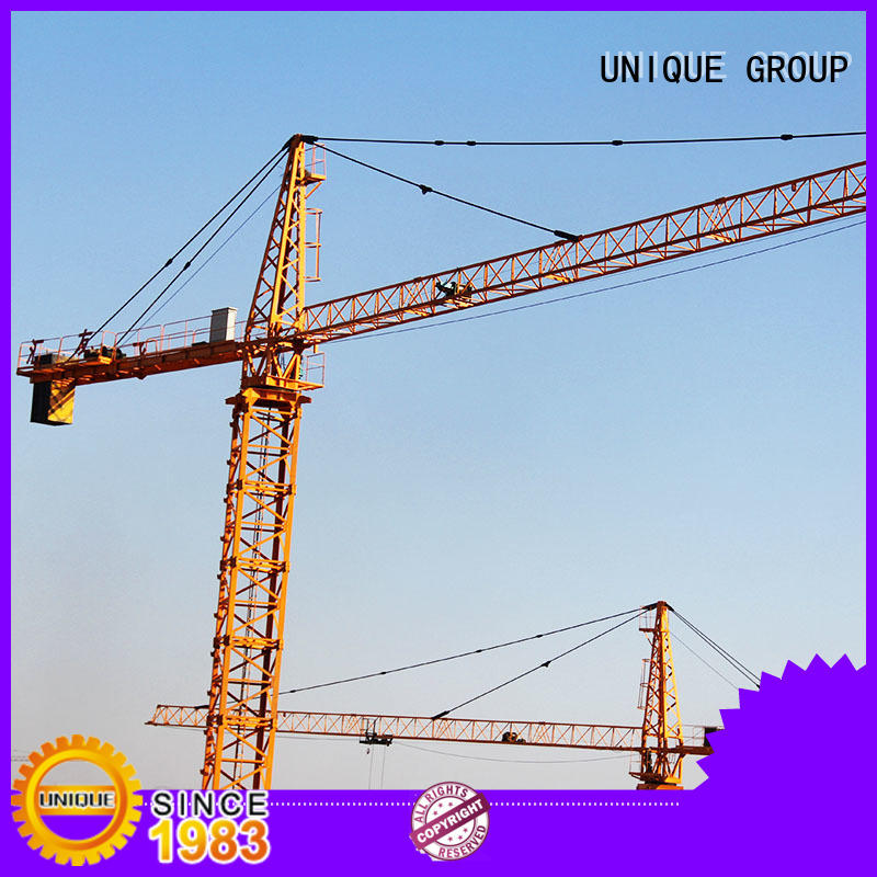 UNIQUE speed-control construction crane factory price for construction site