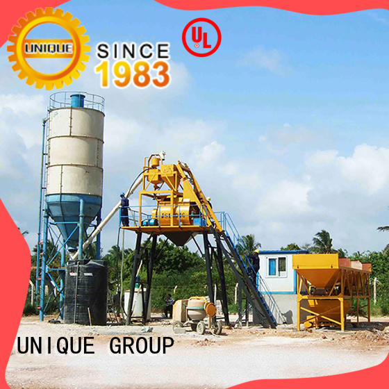 UNIQUE series concrete batching plant promotion for air port