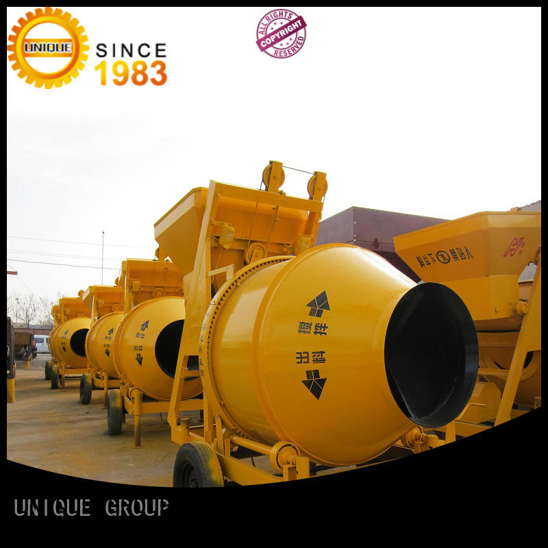 UNIQUE higher efficiency concrete mixer for sale with water supply system