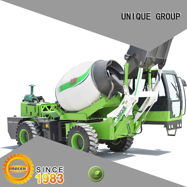 UNIQUE small volume concrete mixer truck metering for construction site