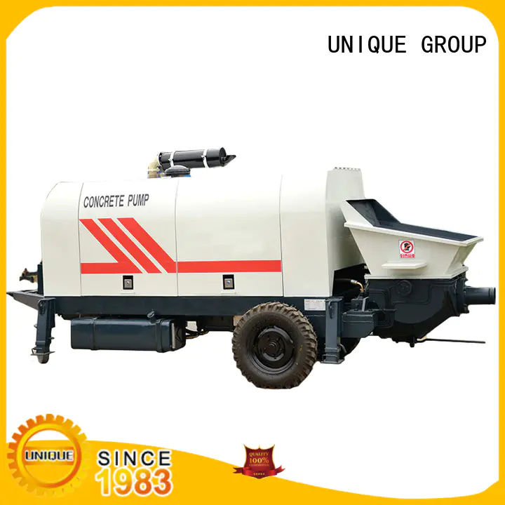 UNIQUE professional concrete mixer pump manufacturer for railway tunnels