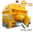 higher efficiency concrete mixers with discharging system for project