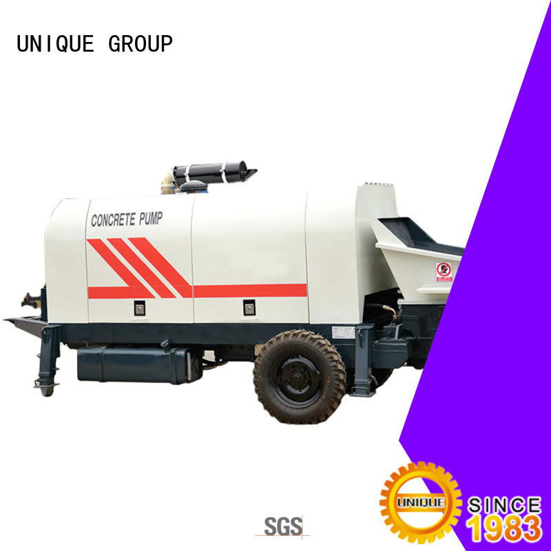 UNIQUE trailer concrete pumping machine supplier for roads