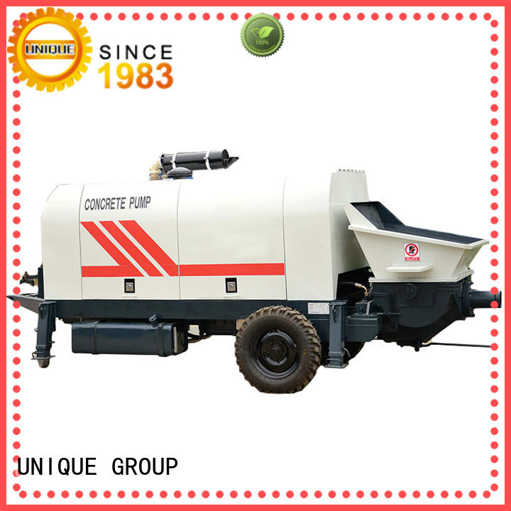 UNIQUE professional concrete pumping machine directly sale for railway tunnels