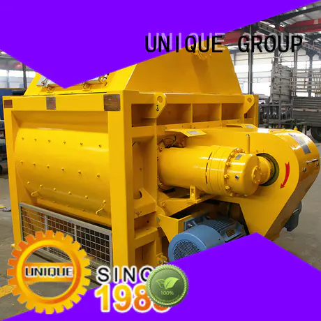 UNIQUE easy use concrete mixer for sale with feeding system for hard-dry concrete