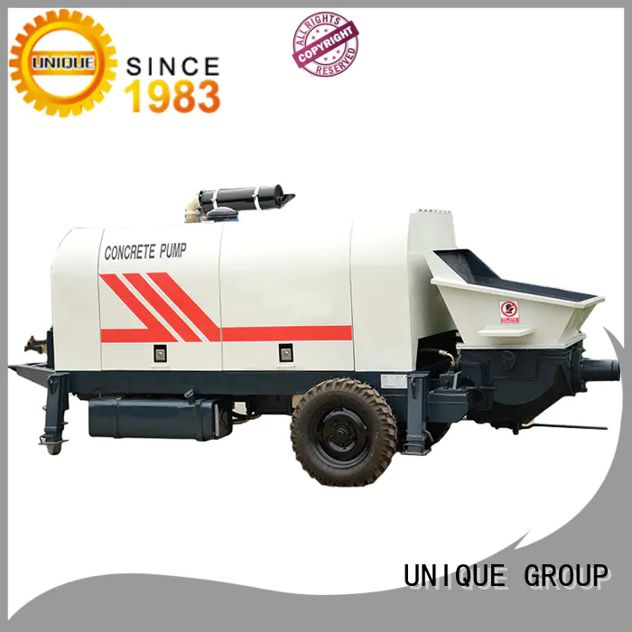 UNIQUE stable concrete pump machine supplier for roads