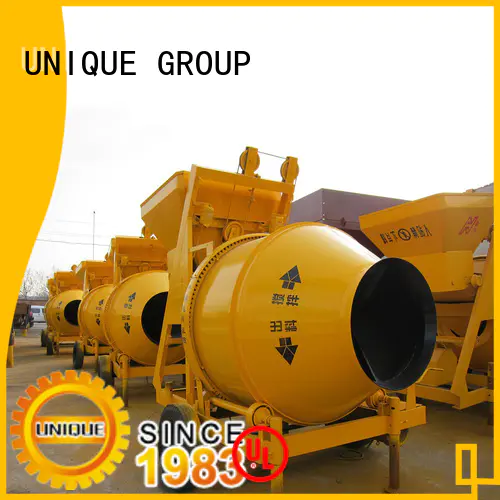 UNIQUE cement mixer machine with feeding system for light aggregate concrete