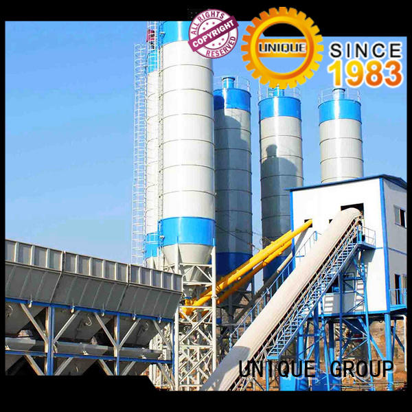 UNIQUE commercial concrete batching mixer at discount for sea port