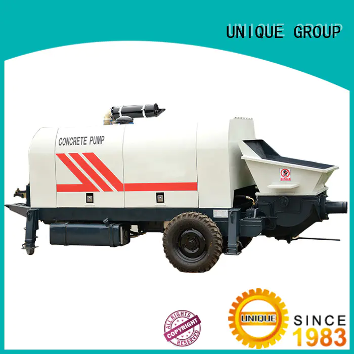 stable concrete pump machine trailer directly sale for railway tunnels