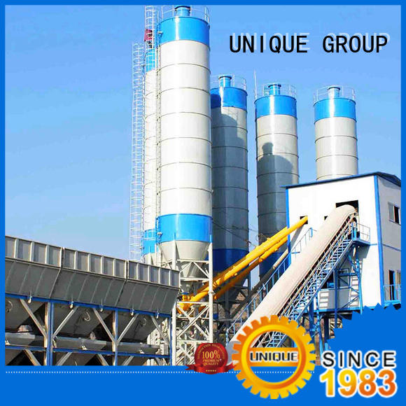 UNIQUE series concrete batching plant at discount for air port