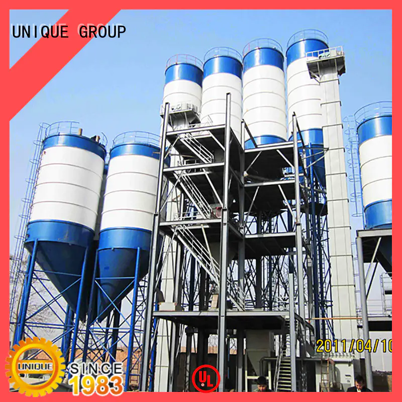 UNIQUE compact structure dry mortar plant factory sale for plaster